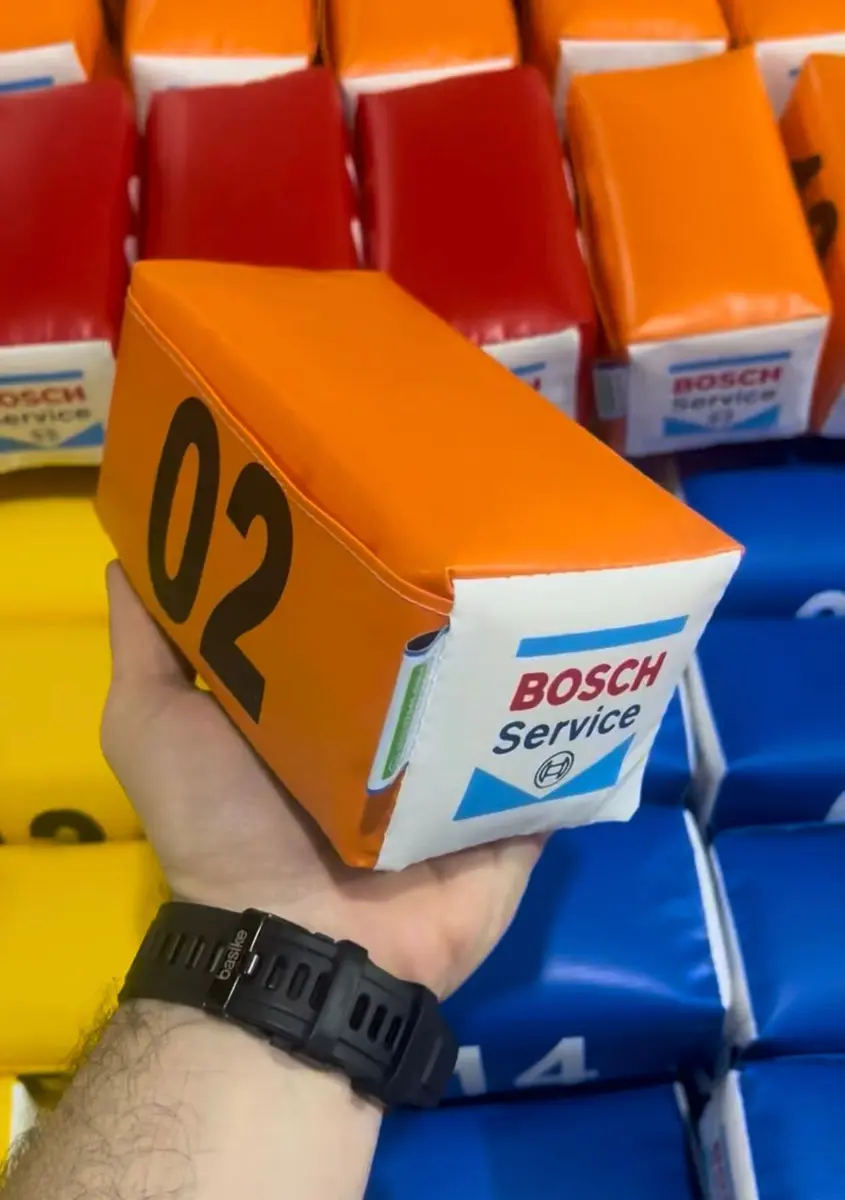 Prisma retangular personalizado com logotipo Bosch